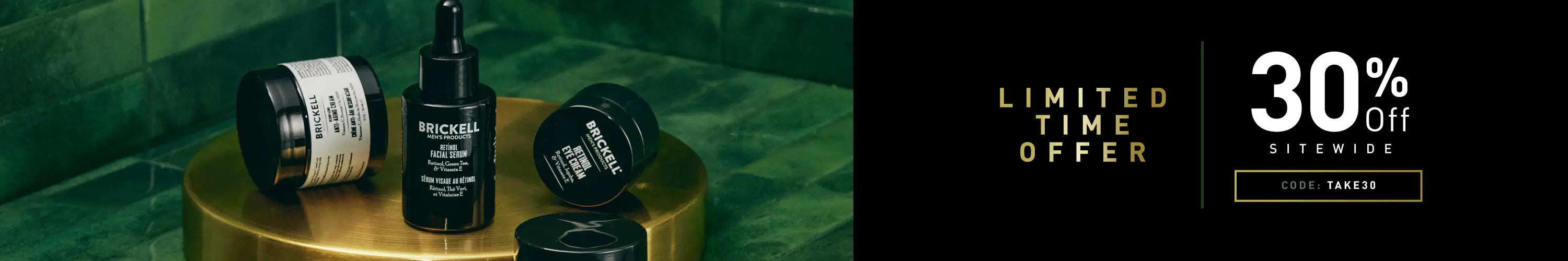 Limited Time Offer: 30% off sitewide w/ code: TAKE30